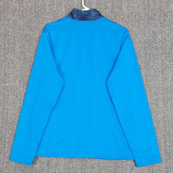 And1 Jacket Mens Medium Blue Logo Long Sleeve Full Zip Knit Track - Picture 9 of 14